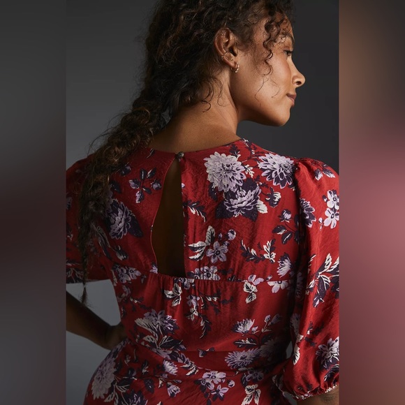 Anthropologie Maeve Puff-Sleeve Dress - Picture 9 of 16